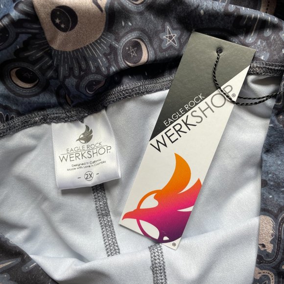 NWT WERKSHOP Featherlight Bells Bellbottom Pants in Tarot - Picture 10 of 10